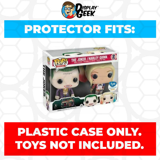 Pop Protector for 2 Pack The Joker & Harley Quinn Metallic Funko Pop - Just $13.99! Shop now at Retro Gaming of Denver