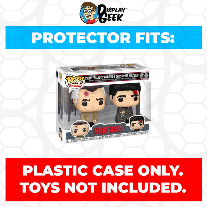 Pop Protector for 2 Pack The Sopranos Paulie & Christopher Funko Pop - for just $13.99! 