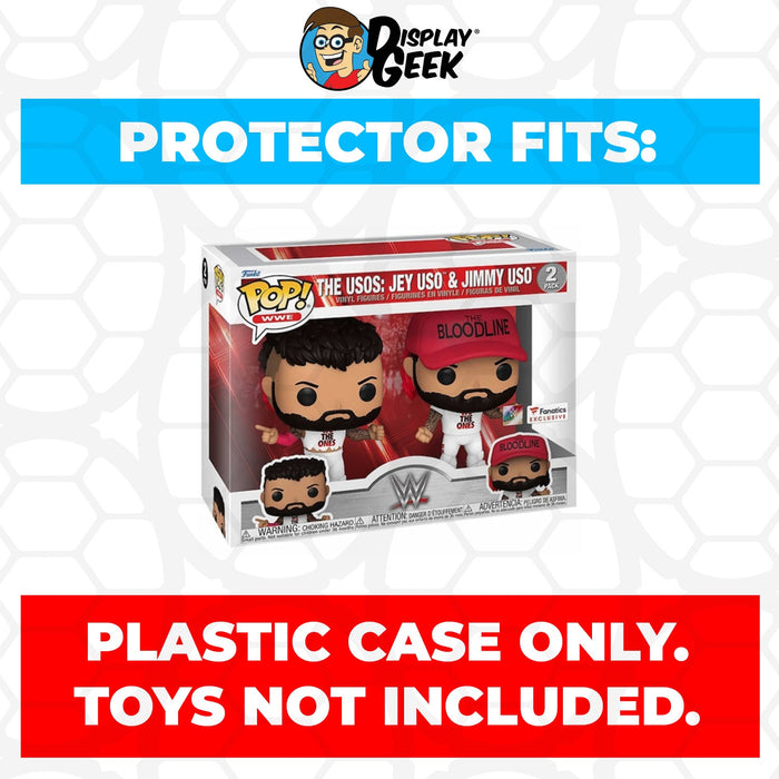 Pop Protector for 2 Pack The Usos Jey Uso & Jimmy Uso Funko Pop - Just $13.99! Shop now at Retro Gaming of Denver