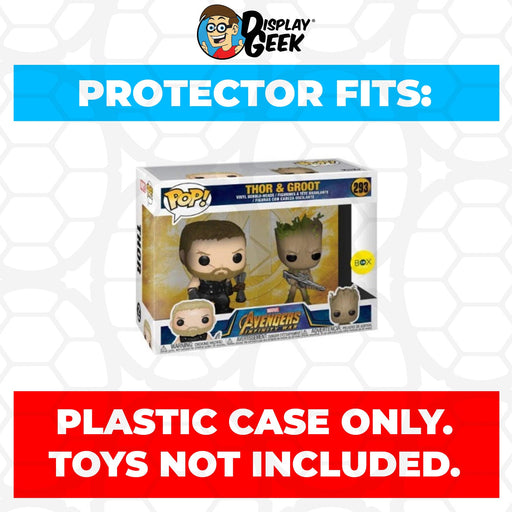 Pop Protector for 2 Pack Thor & Groot Funko Pop - Just $13.99! Shop now at Retro Gaming of Denver