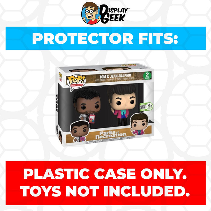 Pop Protector for 2 Pack Tom & Jean-Ralphio ECCC Funko Pop - Just $13.99! Shop now at Retro Gaming of Denver