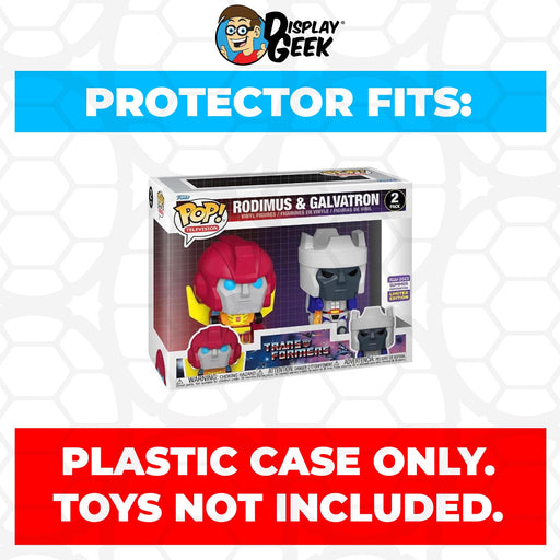 Pop Protector for 2 Pack Rodimus & Galvatron SDCC Funko Pop - Just $13.99! Shop now at Retro Gaming of Denver