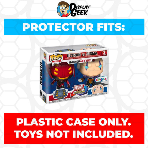 Pop Protector for 2 Pack Ultron vs Sigma Player 2 Funko Pop - Just $13.99! Shop now at Retro Gaming of Denver