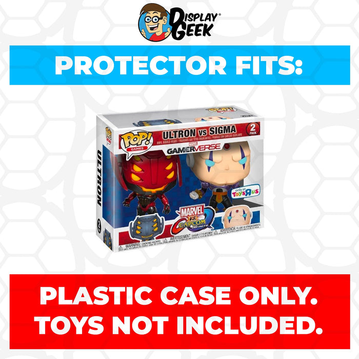 Pop Protector for 2 Pack Ultron vs Sigma Player 2 Funko Pop - Just $13.99! Shop now at Retro Gaming of Denver