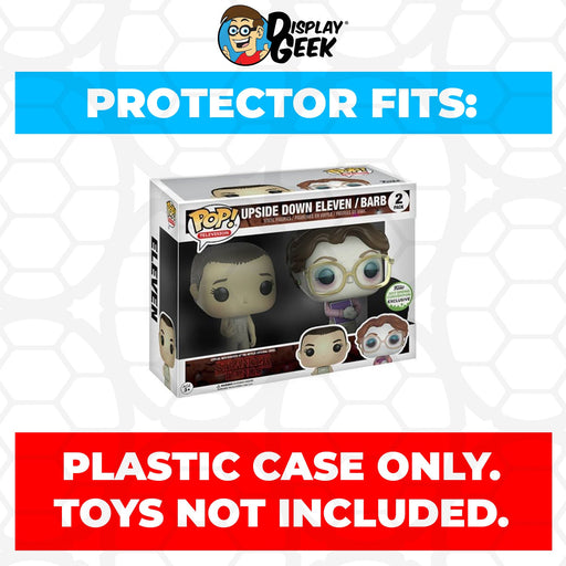 Pop Protector for 2 Pack Upside Down Eleven & Barb ECCC Funko Pop - Just $13.99! Shop now at Retro Gaming of Denver