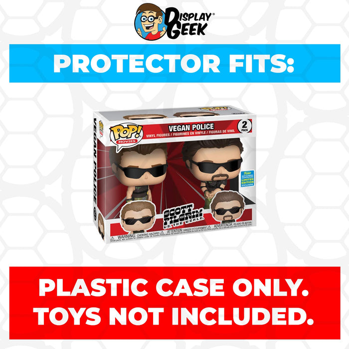 Pop Protector for 2 Pack Vegan Police SDCC Funko Pop - Just $13.99! Shop now at Retro Gaming of Denver