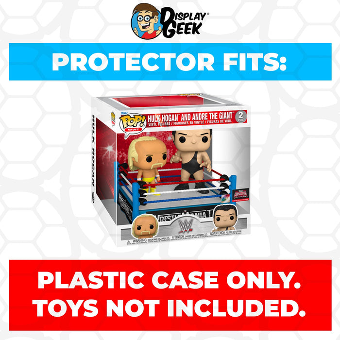 Pop Protector for 2 Pack Wrestling Ring Hulk Hogan and Andre the Giant Funko Pop - Just $16.99! Shop now at Retro Gaming of Denver