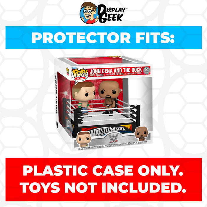 Pop Protector for 2 Pack Wrestling Ring John Cena and The Rock Funko Pop - Just $16.99! Shop now at Retro Gaming of Denver