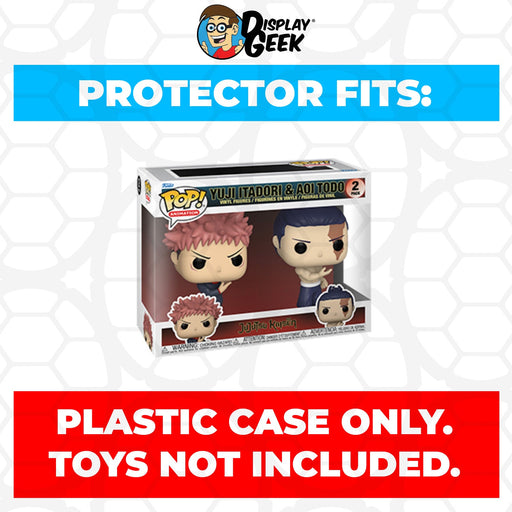 Pop Protector for 2 Pack Yuji Itadori & Aoi Todo Funko Pop - Just $13.99! Shop now at Retro Gaming of Denver