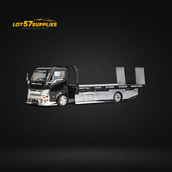 MicroTurbo HINO 300 Custom Flatbed Truck AIT Limited Edition Flatbed 1:64 - for just $44.99! 