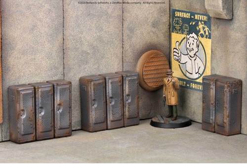 Fallout: Wasteland Warfare - Terrain Expansion - Vault Tec Lockers - for just $13! 