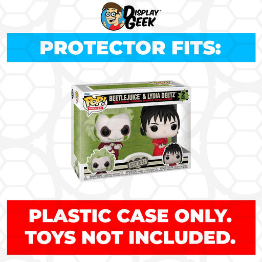 Pop Protector for 2 Pack Beetlejuice & Lydia Deetz Wedding Funko Pop Box - for just $13.99! 