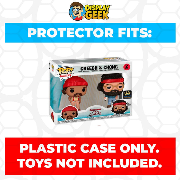 Pop Protector for 2 Pack Cheech & Chong Up in Smoke Funko Pop - for just $13.99! 