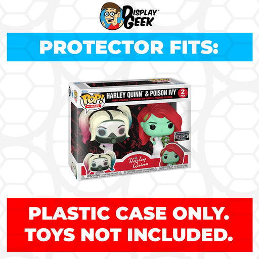 Pop Protector for 2 Pack Harley Quinn & Poison Ivy Funko Pop - for just $13.99! 