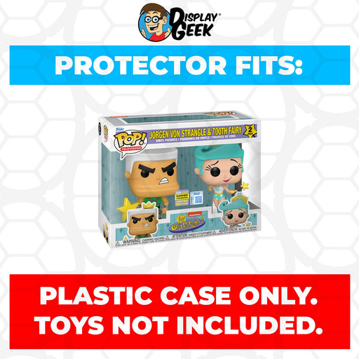 Pop Protector for 2 Pack Jorgen Von Strangle & Tooth Fairy SDCC Funko Pop - for just $13.99! 