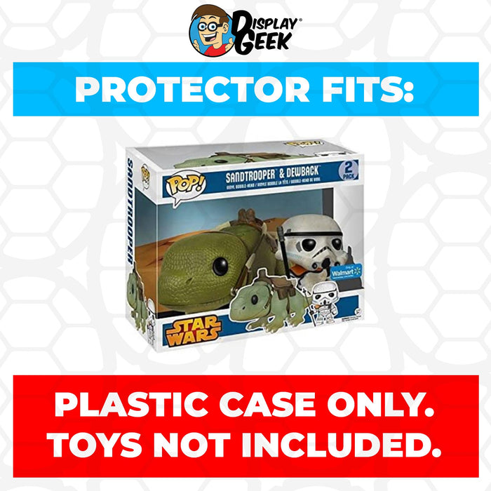 Pop Protector for 2 Pack Sandtrooper & Dewback Funko Pop - for just $16.99! 