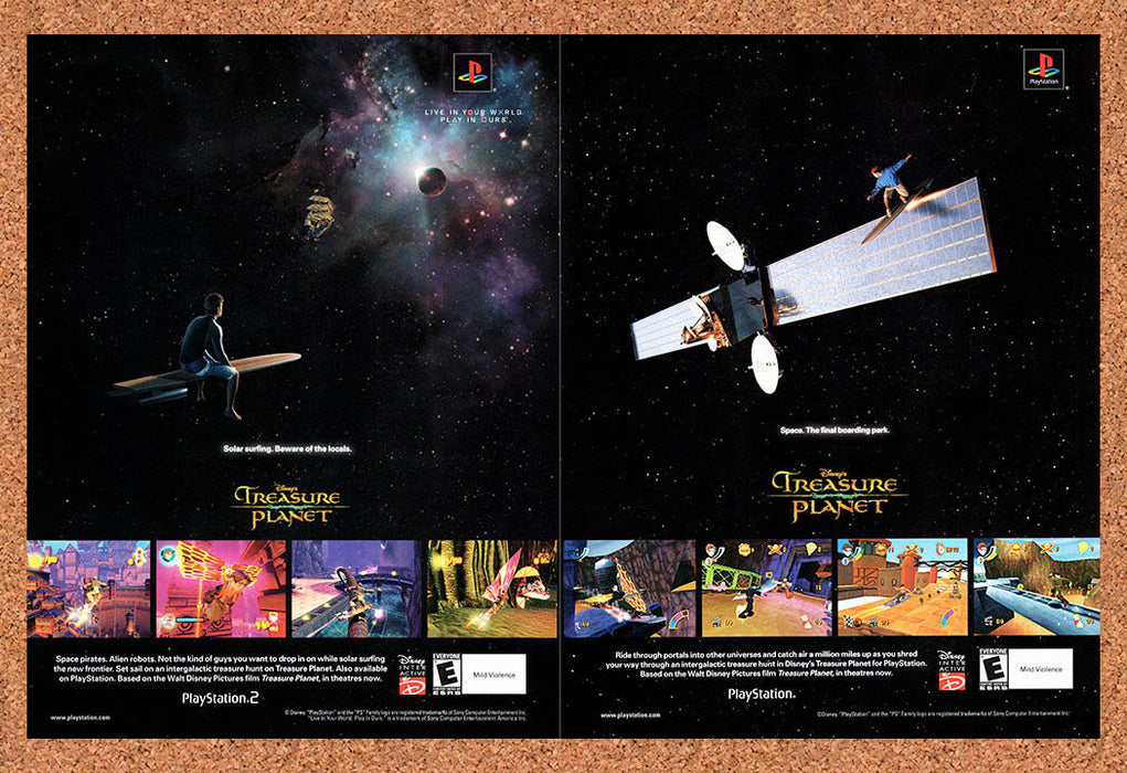 2006 Treasure Planet PS2 Original Ad - for just $21.49! 