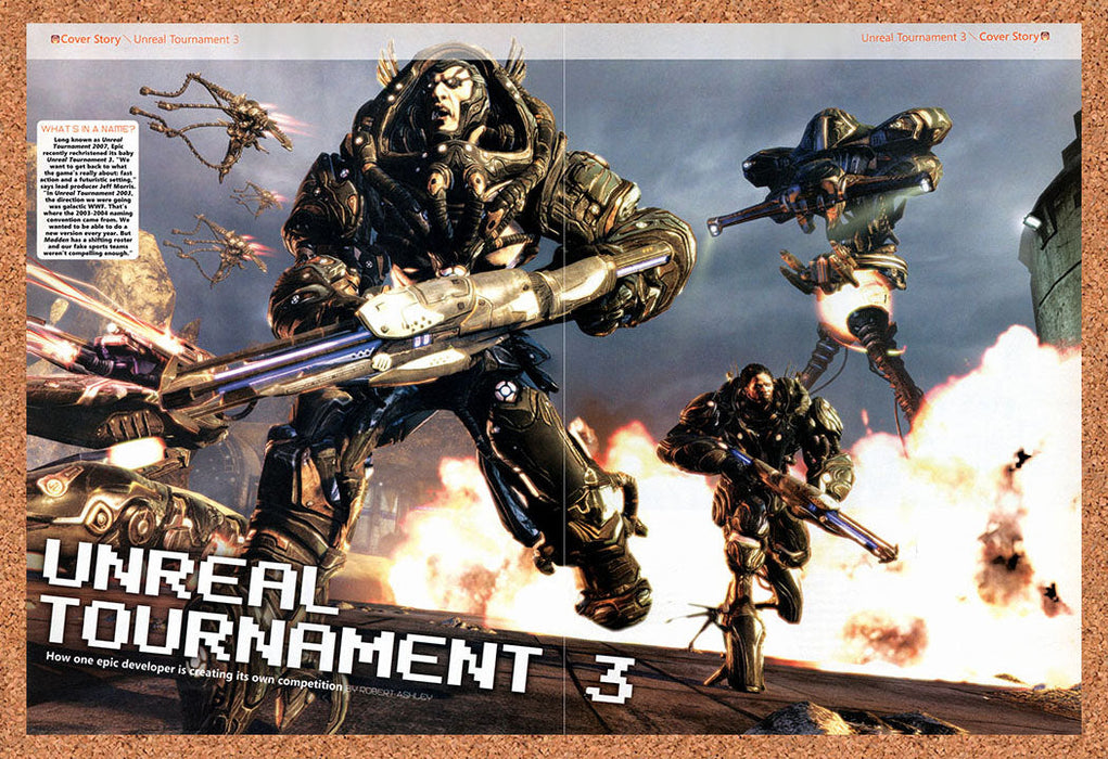2007 Unreal Tournament 3 PC Original Ad - for just $21.49! 