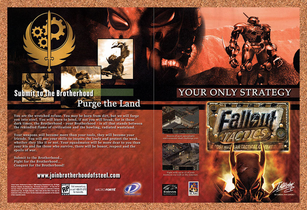 2003 Fallout Tactics PC Original Ad - for just $21.49! 