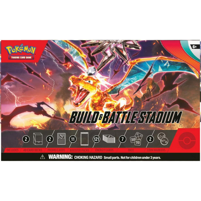 Pokemon TCG: SV - Obsidian Flames Build and Battle Stadium - Premium  - Just $59.99! Shop now at Retro Gaming of Denver