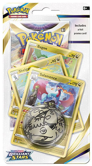 Sword & Shield: Brilliant Stars - Single Pack Blister (Salamence, Shelgon, Bagon) - for just $0! 