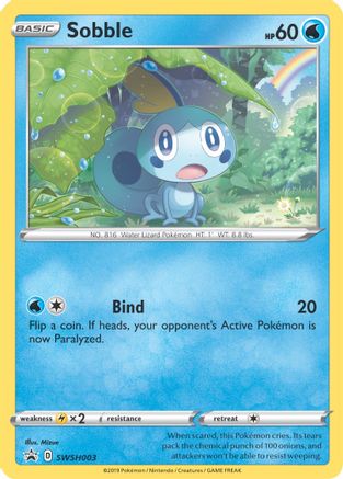 Sobble SWSH003/307 - SWSH Sword & Shield Promo Cards Holofoil - for just $1.50! 