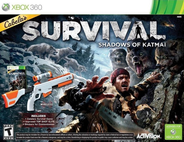 Cabela's Survival: Shadows Of Katmai w/ Gun (Xbox 360) - for just $0! 