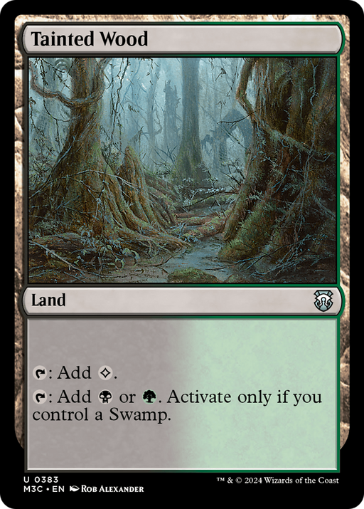 Tainted Wood (Ripple Foil) [Modern Horizons 3 Commander] - Just $0.50! Shop now at Retro Gaming of Denver