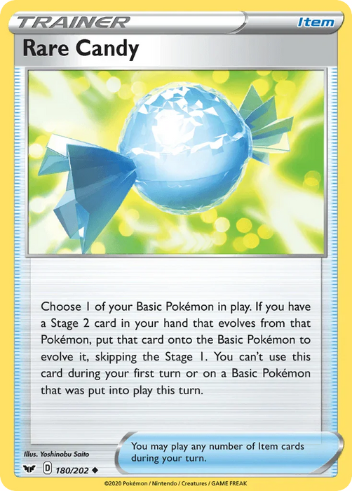 Rare Candy (180/202) [Sword & Shield: Base Set] - for just $0.10! 