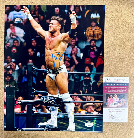Maxwell Jacob Friedman “MJF” Signed AEW Wrestling Champion 11X14 Photo JSA COA - for just $80! 
