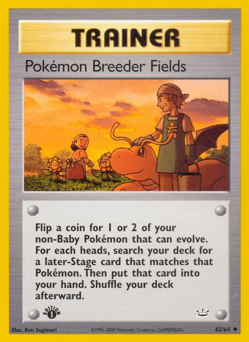 Pokemon Breeder Fields (62/64) [Neo Revelation 1st Edition] - for just $0.75! 