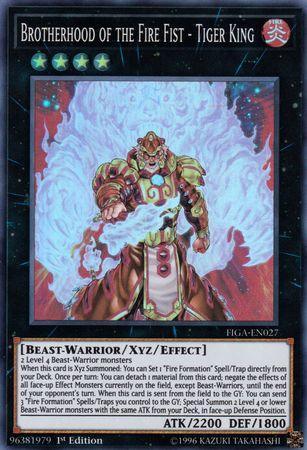 Brotherhood of the Fire Fist - Tiger King [FIGA-EN027] Super Rare - for just $0.20! 