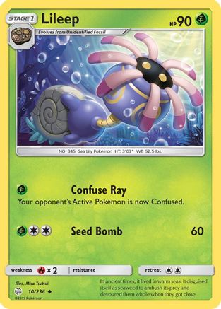 Lileep 010/236 - SM  Cosmic Eclipse - for just $0.07! 