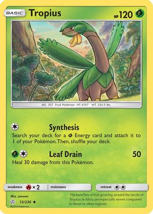Tropius 012/236 - SM  Cosmic Eclipse - for just $0.15! 