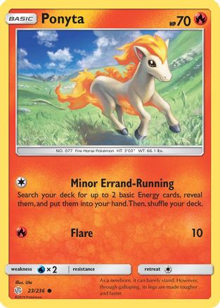 Ponyta 023/236 - SM  Cosmic Eclipse - for just $0.05! 