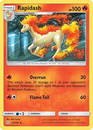 Rapidash 024/236 - SM  Cosmic Eclipse - for just $0.10! 