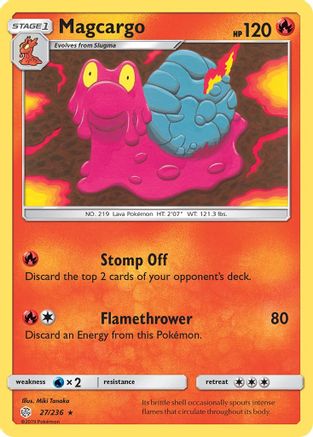 Magcargo 027/236 - SM  Cosmic Eclipse - for just $0.13! 