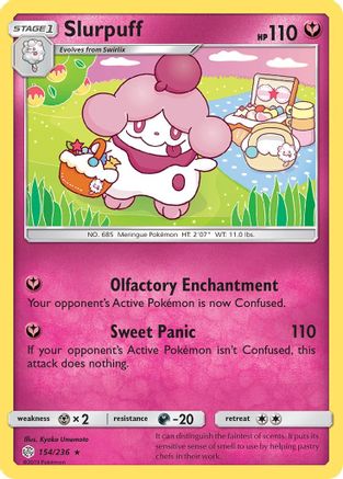 Slurpuff 154/236 - SM  Cosmic Eclipse - for just $0.73! 