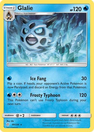 Glalie 048/236 - SM  Cosmic Eclipse - for just $0.13! 