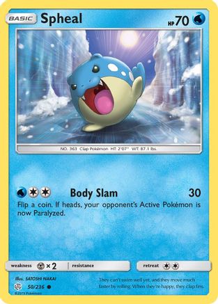 Spheal 050/236 - SM  Cosmic Eclipse - for just $0.07! 