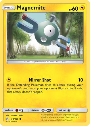 Magnemite 068/236 - SM  Cosmic Eclipse Reverse Holofoil - for just $0.18! 