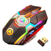 Color Wireless Gaming RGB Rechargeable Mute Button Mouse - for just $39.94! 
