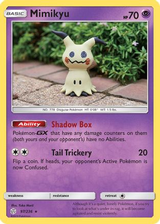 Mimikyu 097/236 - SM  Cosmic Eclipse - for just $4.67! 