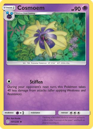 Cosmoem 101/236 - SM  Cosmic Eclipse Reverse Holofoil - for just $0.28! 