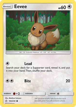 Eevee 166/236 - SM  Cosmic Eclipse - for just $0.25! 