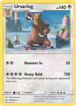 Ursaring 172/236 - SM  Cosmic Eclipse - for just $0.05! 