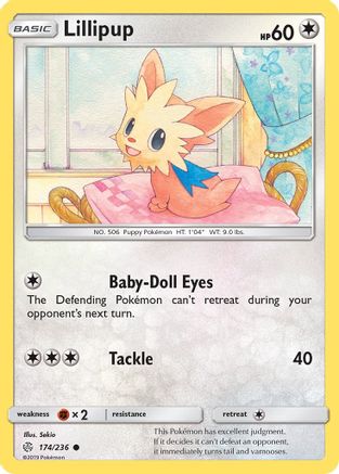 Lillipup 174/236 - SM  Cosmic Eclipse Reverse Holofoil - for just $0.23! 