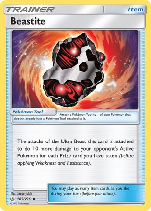 Beastite 185/236 - SM  Cosmic Eclipse Reverse Holofoil - for just $0.18! 