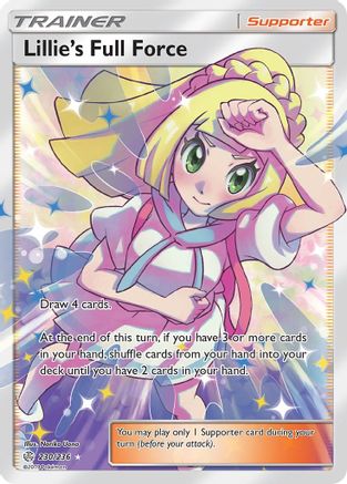 Lillie's Full Force (Full Art) 230/236 - SM  Cosmic Eclipse Holofoil - for just $74.67! 