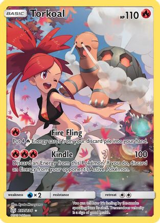 Torkoal (Secret) 237/236 - SM  Cosmic Eclipse Holofoil - for just $6.78! 